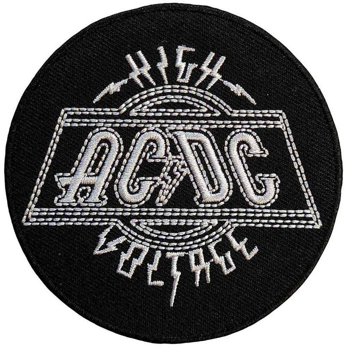 AC/DC Circular Standard Patch: High Voltage