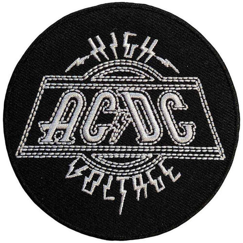 AC/DC Circular Standard Patch: High Voltage