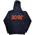 AC/DC Unisex Pullover Hoodie: Logo (Navy Blue)