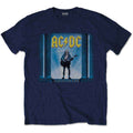 AC/DC Unisex T-Shirt: Who Man Who (Navy Blue)