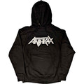 Anthrax Unisex Pullover Hoodie: Logo (Black)
