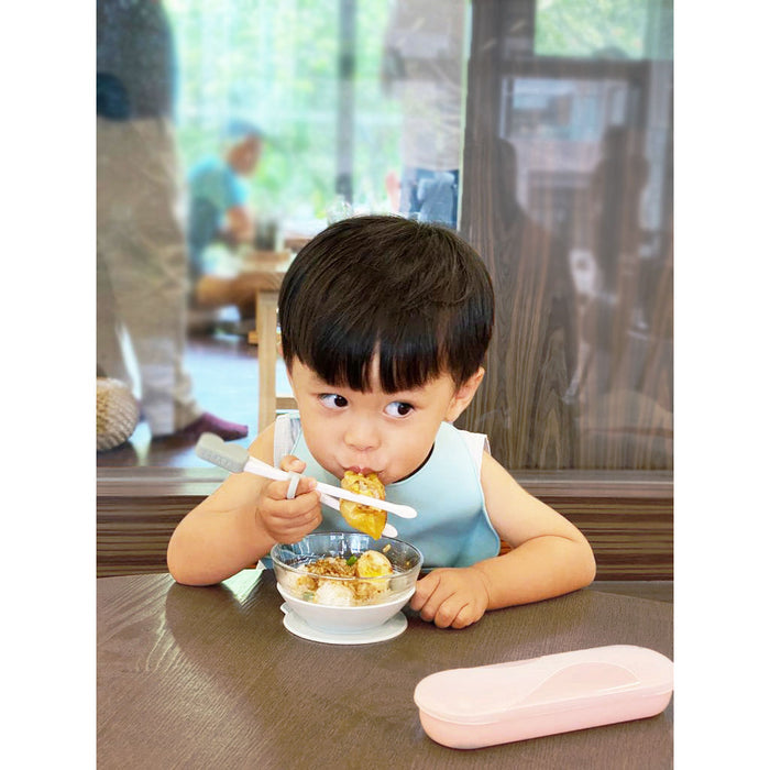 Beaba 3 in 1 Learning Chopsticks - Green Blue