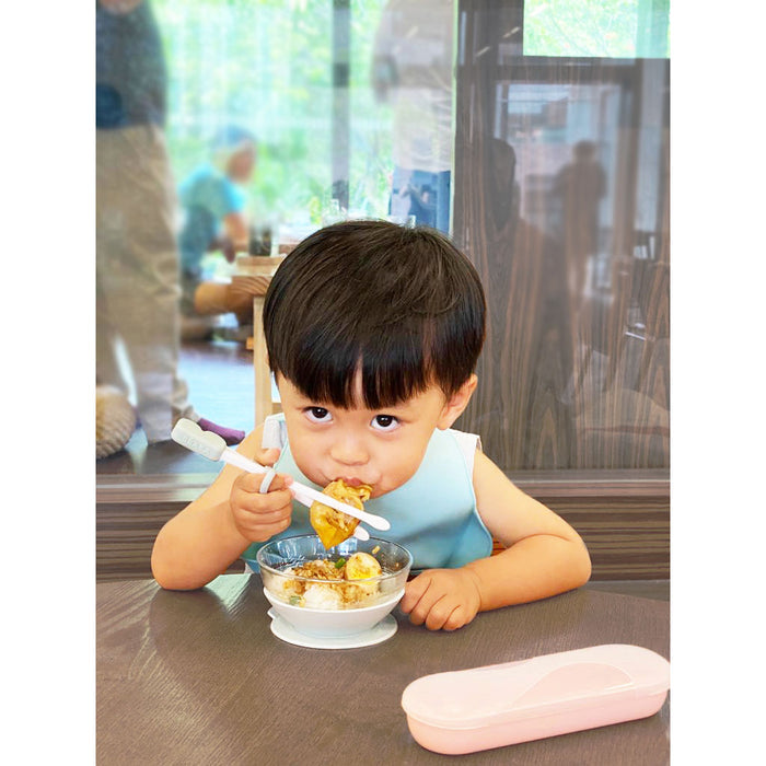 Beaba 3 in 1 Learning Chopsticks - Green Blue