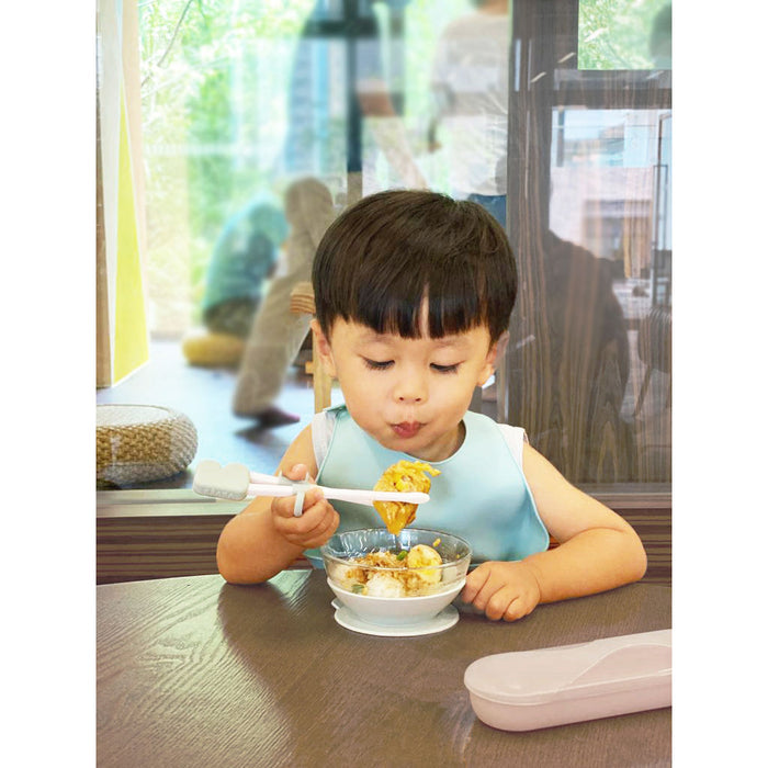 Beaba 3 in 1 Learning Chopsticks - Green Blue