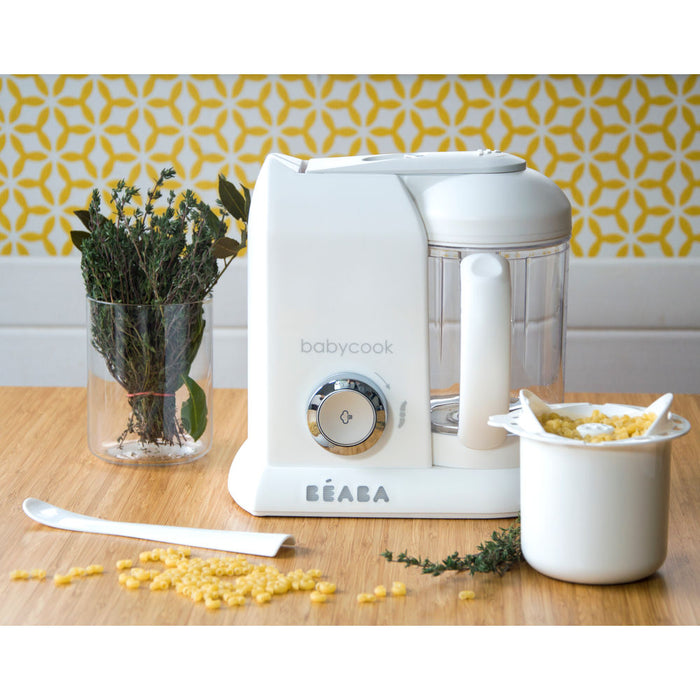Beaba Babycook Solo & Duo Pasta & Rice Cooker - White