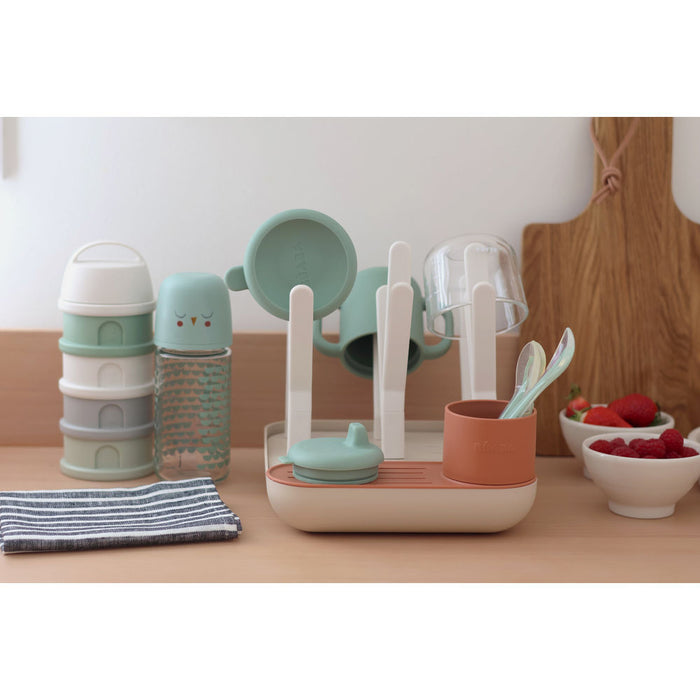 Beaba Forest Drying Rack - Terracotta/Clay