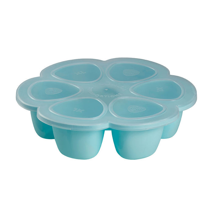 Beaba Multiportions Silicone Freezer Tray 6 X 150ml - Blue
