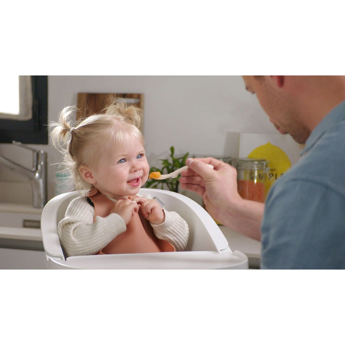 Beaba Silicone Bib - Terracotta