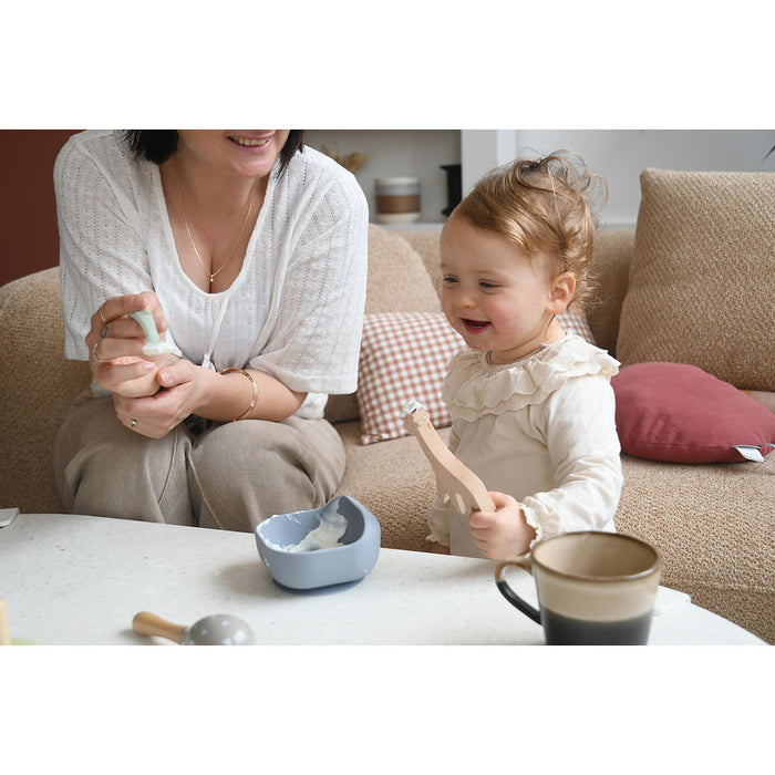 Beaba Silicone Suction Bowl - Pebble