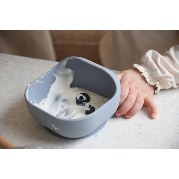 Beaba Silicone Suction Bowl - Pebble