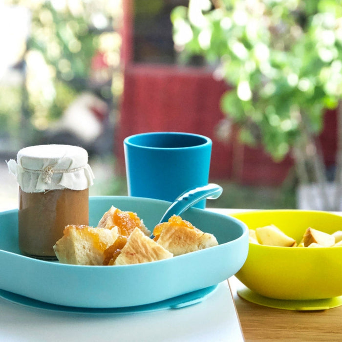 Beaba Silicone Suction Plate - Light Blue
