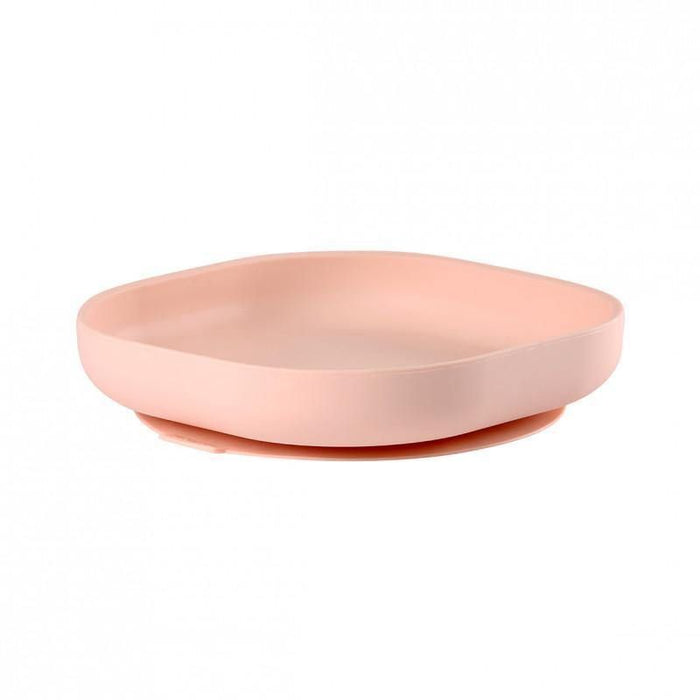 Beaba Silicone Suction Plate - Light Pink