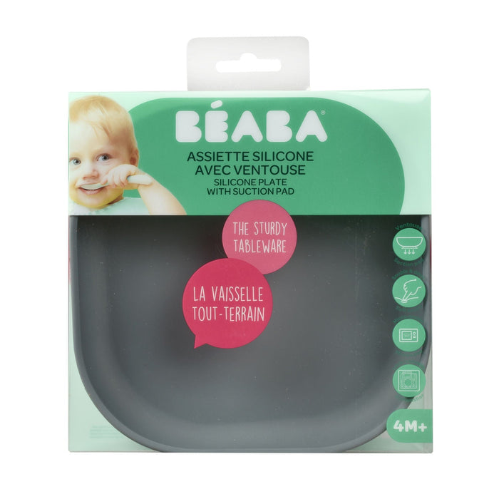 Beaba Silicone Suction Plate - Mineral