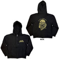 Black Sabbath Unisex Zipped Hoodie: Tour 1978 (Black) (Back Print)