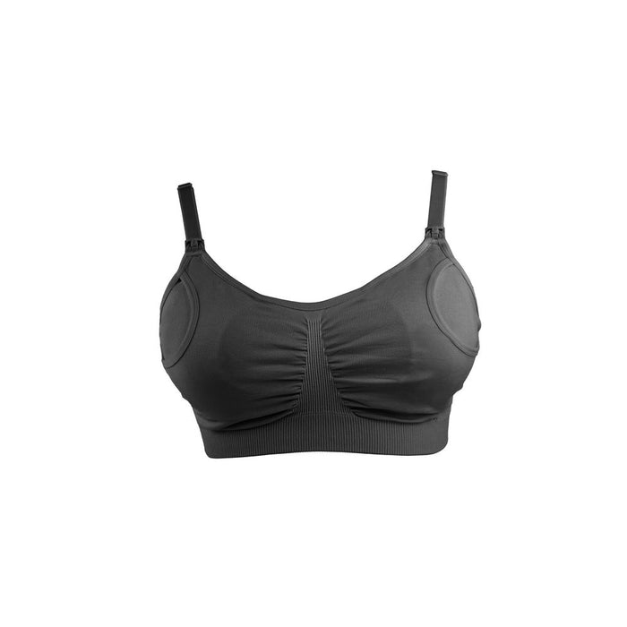 Bravado Designs 2 in 1 Pumping and Nursing Bra - Black XL