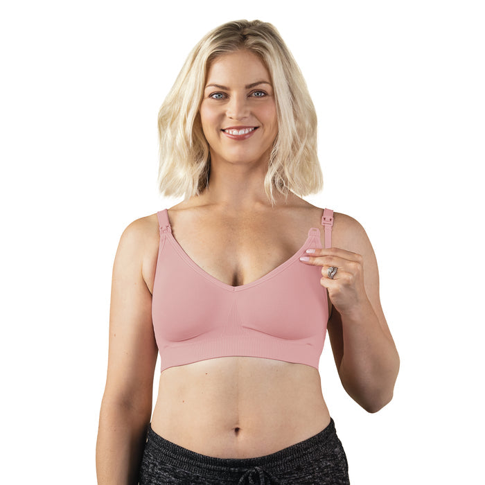 Bravado Designs Body Silk Seamless Nursing Bra - Dusted Peony XS