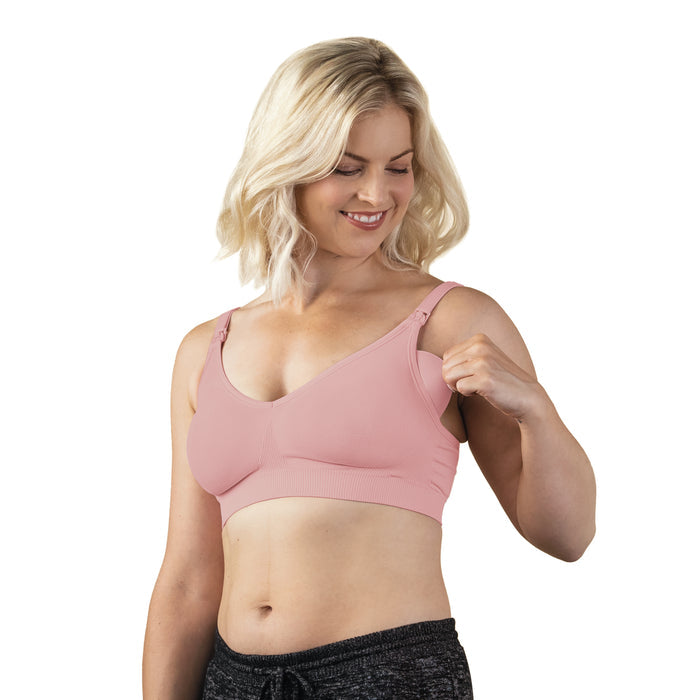 Bravado Designs Body Silk Seamless Nursing Bra - Dusted Peony XS