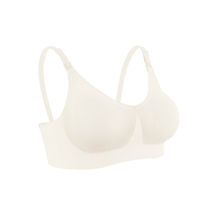 Bravado Designs Body Silk Seamless Nursing Bra - Sustainable - Antique White L