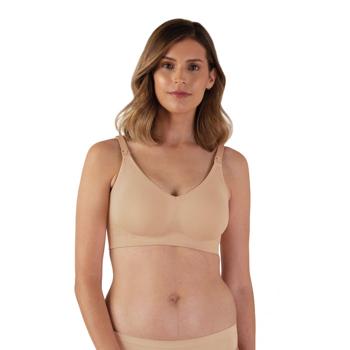 Bravado Designs Body Silk Seamless Nursing Bra - Sustainable - Butterscotch L