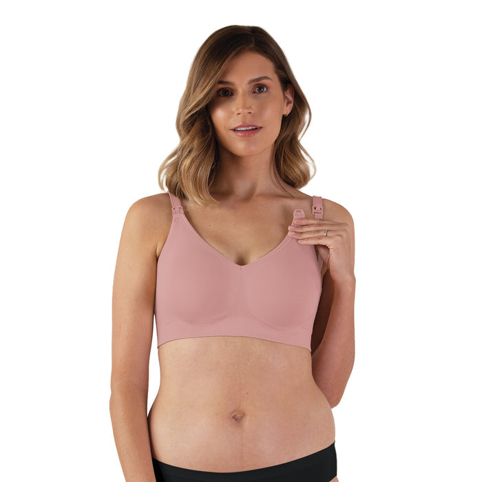 Bravado Designs Body Silk Seamless Nursing Bra - Sustainable - Dusted Peony M