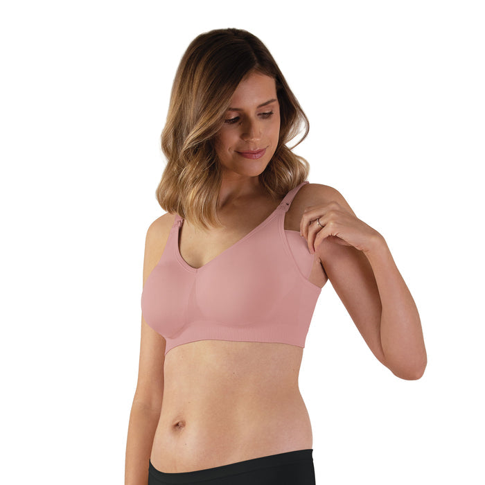 Bravado Designs Body Silk Seamless Nursing Bra - Sustainable - Dusted Peony M