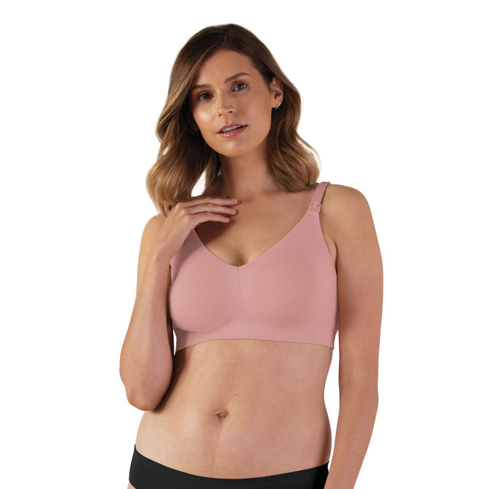 Bravado Designs Body Silk Seamless Nursing Bra - Sustainable - Dusted Peony M