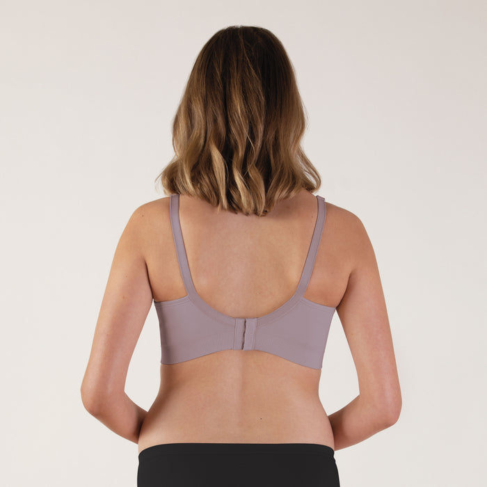 Bravado Designs Body Silk Seamless Nursing Bra - Sustainable - Grey Orchid M