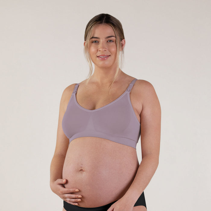Bravado Designs Body Silk Seamless Nursing Bra - Sustainable - Grey Orchid XL