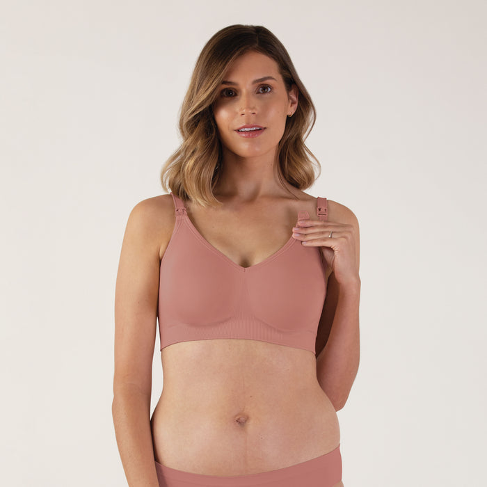 Bravado Designs Body Silk Seamless Nursing Bra - Sustainable - Roseclay L