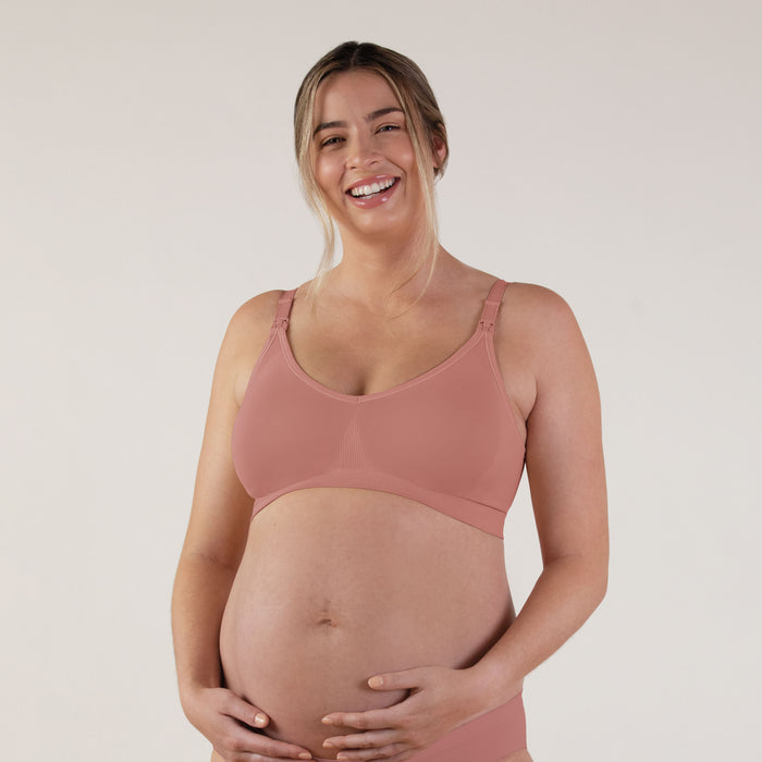 Bravado Designs Body Silk Seamless Nursing Bra - Sustainable - Roseclay M