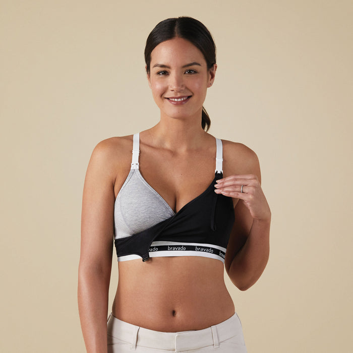 Bravado Designs Clip And Pump Hands-Free Nursing Bra Accessory - Sustainable - Black S