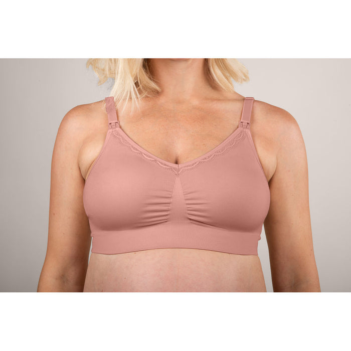 Bravado Designs Essential Stretch with Lace Nursing Bra - Roseclay M