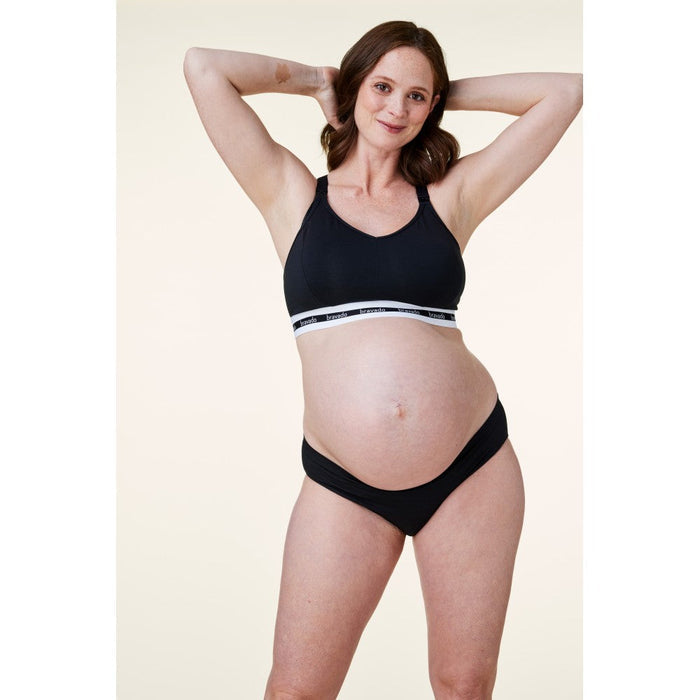 Bravado Designs Original Full Cup Nursing Bra - Sustainable - Black XL