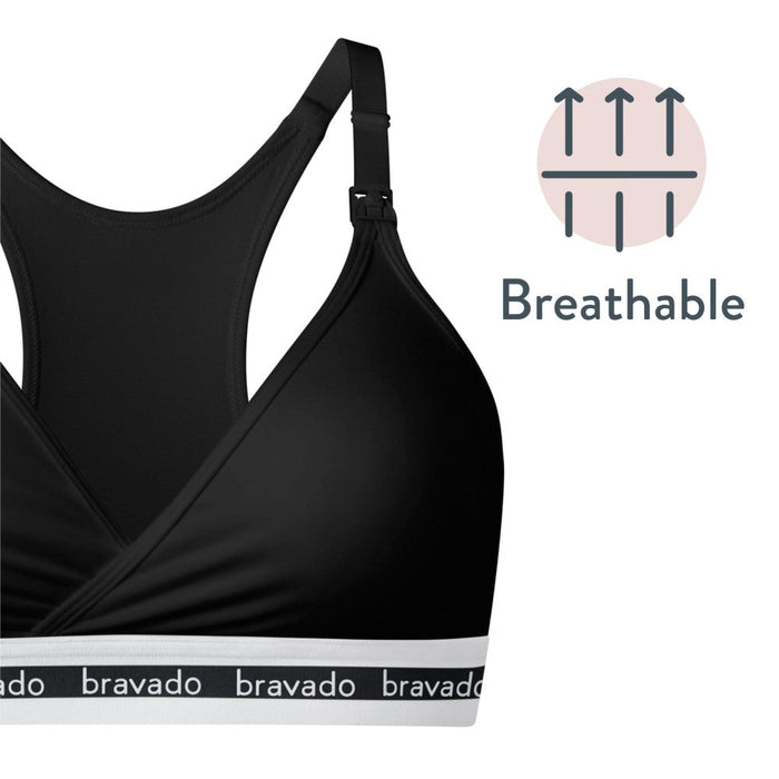 Bravado Designs Original Nursing Bra - Sustainable - Black S