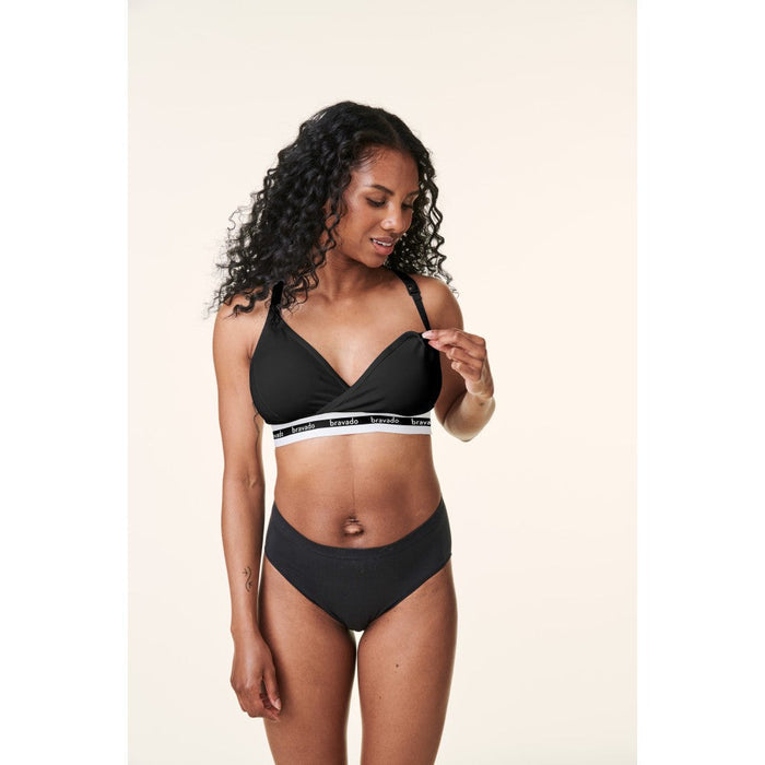 Bravado Designs Original Nursing Bra - Sustainable - Black XL