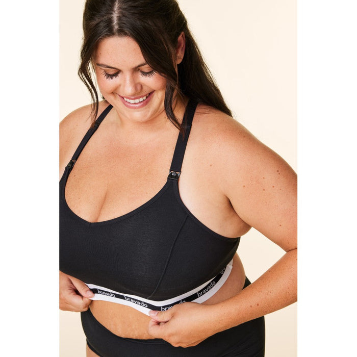 Bravado Designs Original Pumping And Nursing Bra - Sustainable - Black L