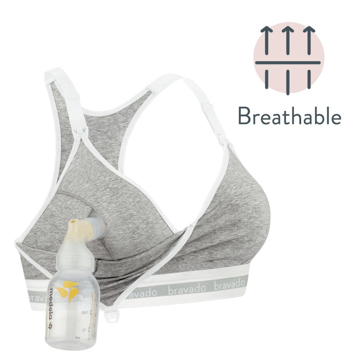 Bravado Designs Original Pumping And Nursing Bra - Sustainable - Dove Heather M