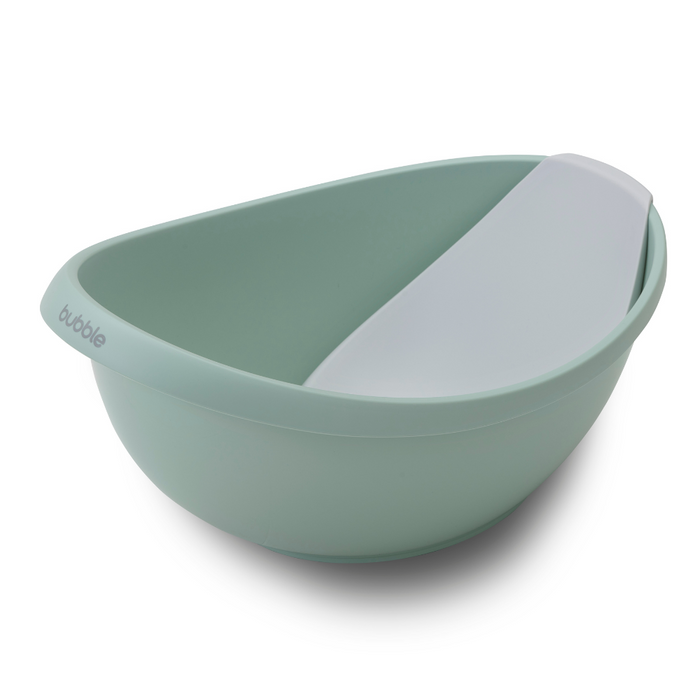 Bubble Cuddle Baby Bath with Bath Seat - Sage