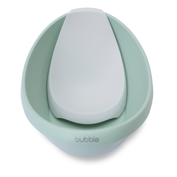 Bubble Cuddle Baby Bath with Bath Seat - Sage