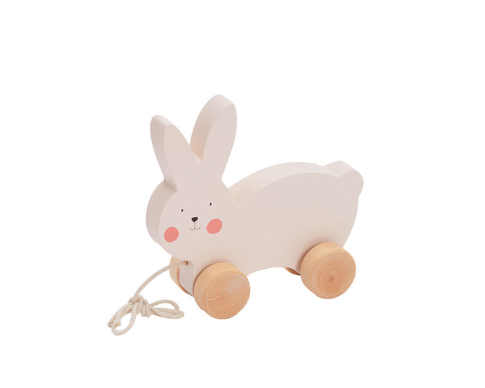 Bubble Wooden Pull Along - Rabbit
