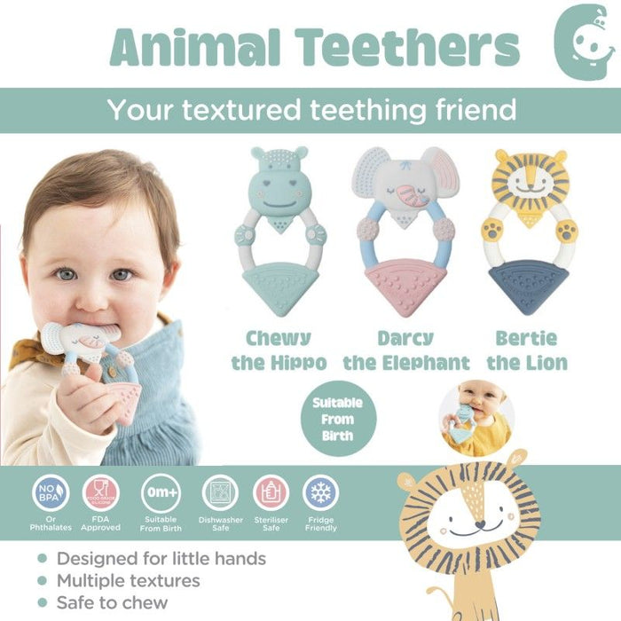 Cheeky Chompers Teether - Hippo