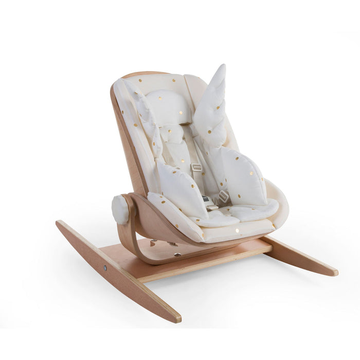 Childhome Angel Universal Seat Cushion - Jersey Gold Dots