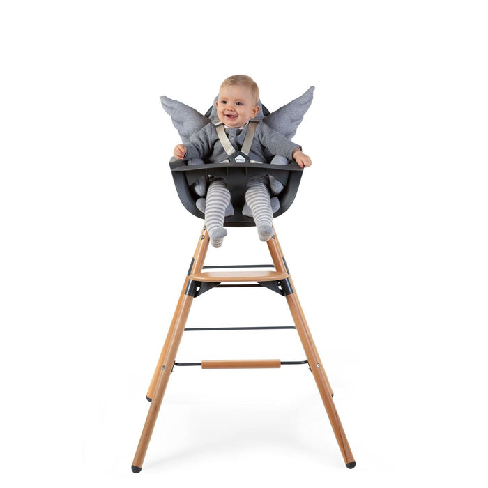 Childhome Evolu Extra Long Legs + Footrest - Natural Anthracite