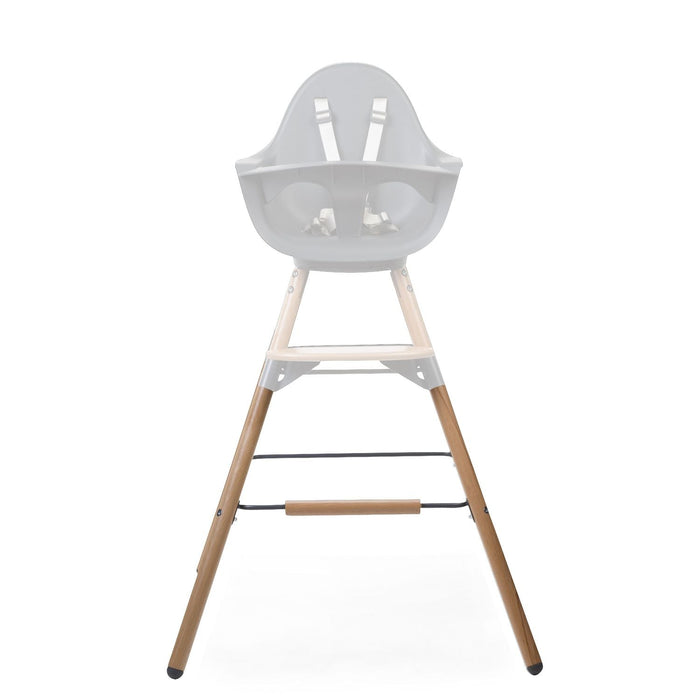 Childhome Evolu Extra Long Legs + Footrest - Natural Anthracite