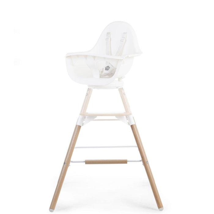 Childhome Evolu Extra Long Legs + Footrest - Natural White