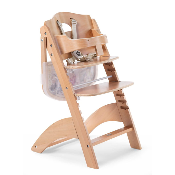 Childhome Lambda 3 Baby High Chair + Feeding Tray - Natural