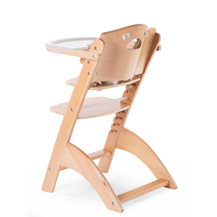 Childhome Lambda 3 Baby High Chair + Feeding Tray - Natural