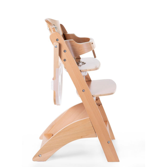 Childhome Lambda 3 Baby High Chair + Feeding Tray - Natural