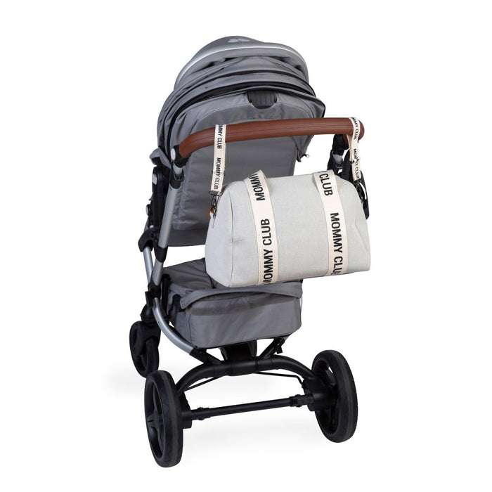Childhome Mommy Club Signature Nursery Bag - Canvas White