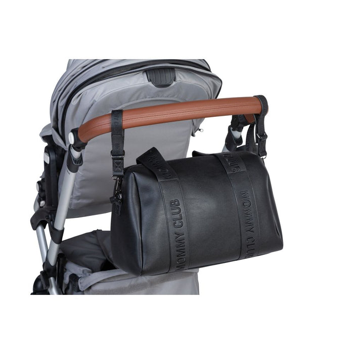 Childhome Mommy Club Signature Nursery Bag - Vegan Leather Black